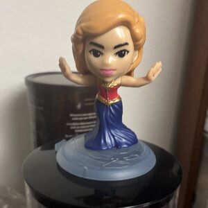 Superhero Mini Figure with Blue and Red Outfit